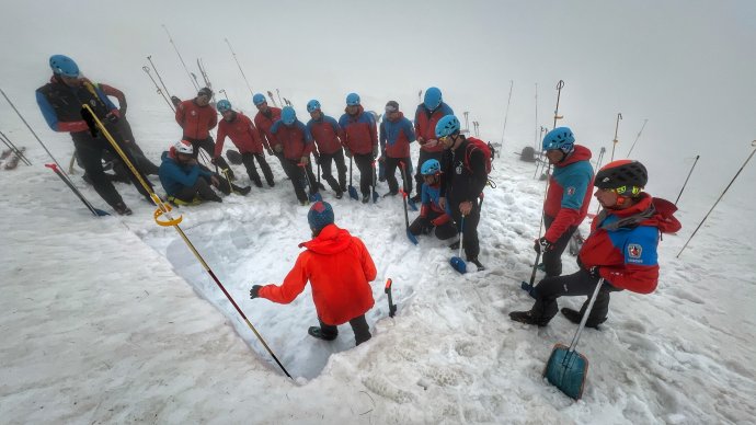 Doškolení záchranářů v Západních Tatrách