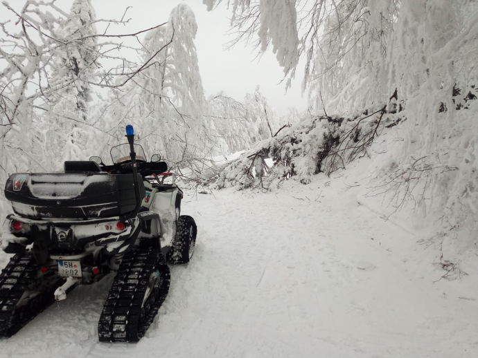 Záchrana podchlazeného bezdomovce